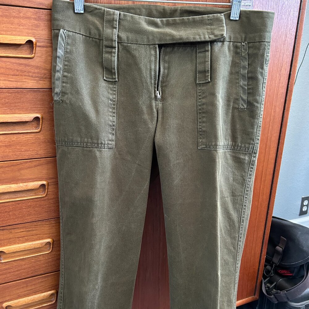 Y2K Low rise, capri length pants by Tom K Nguyen